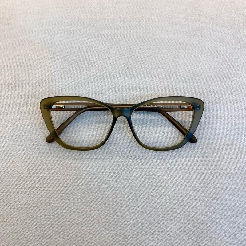 Tammyglasses Frame Kacamata Moscow Cat Eye Antiradiasi Optik Photocromic  Anti Blueray Lensa Vintage Green Lensa Baca Plus +0,50 sampai +3,50  - Main Image
