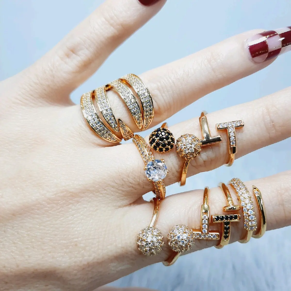 CINCIN ADJUST/CINCIN ALL SIZE WANITA ET.3 Rings