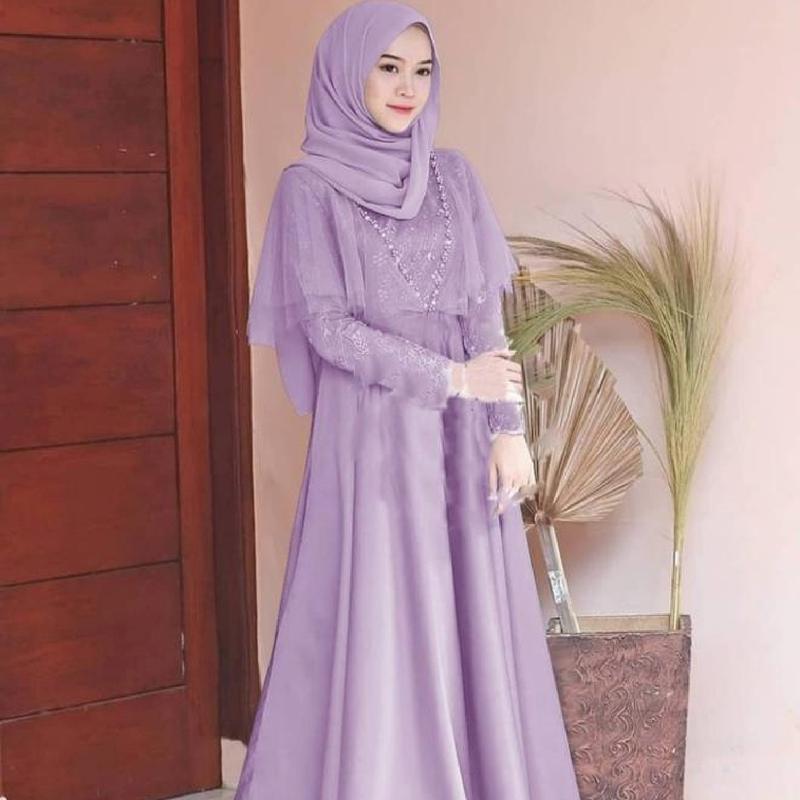 Gamis Premium Amartha Dress Pesta Gaun Kondangan Pesta Modern Kekinian Gaun Kekinian 2