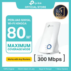 TP-Link TL-WA850RE | 300Mbps Wi-Fi Range Extender | Penguat Sinyal | Internet LAN | Access Point | Universal Repeater
