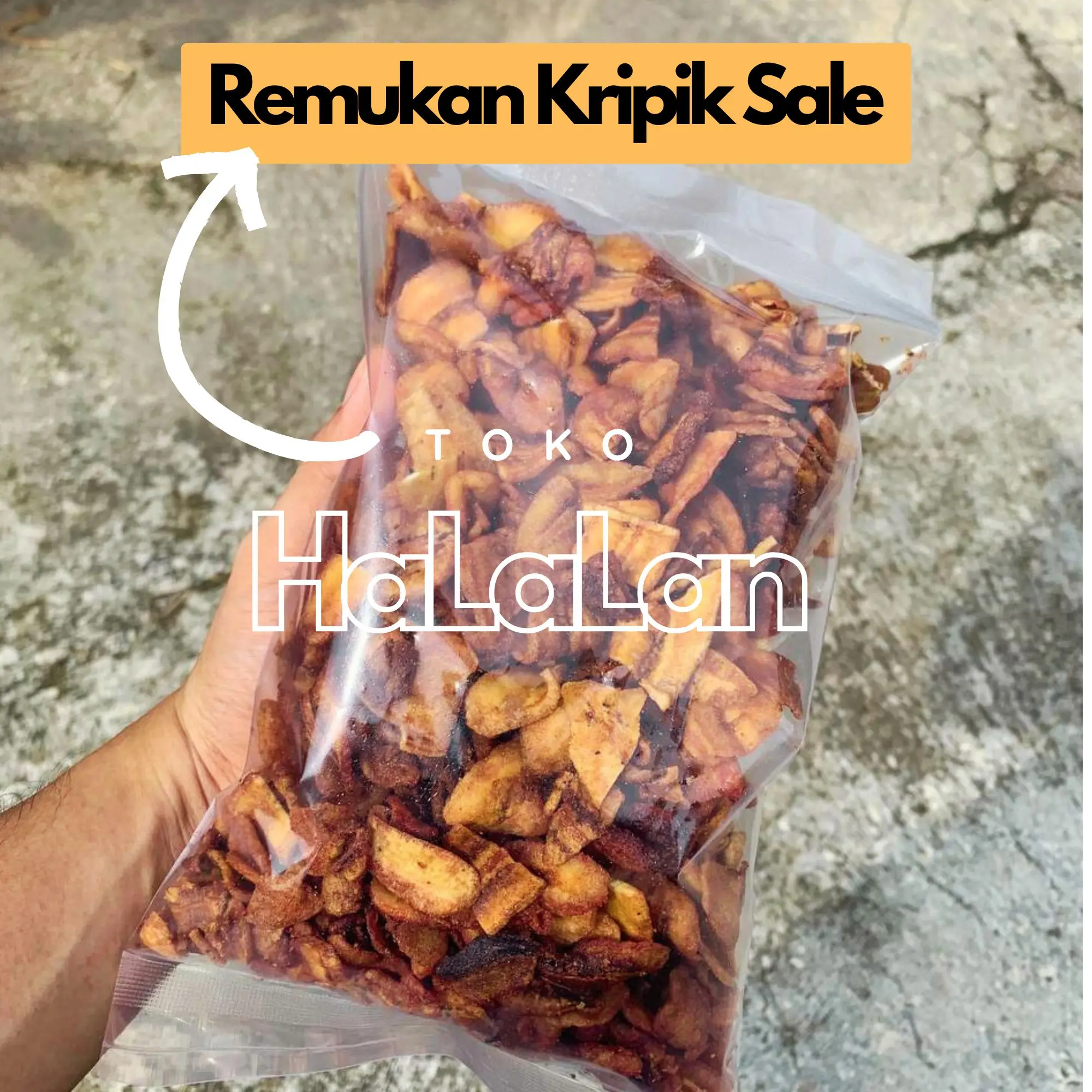 Remukan KRIPIK SALE PISANG KERING