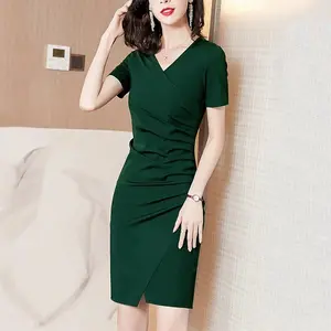 Dress Scuba Nirmala Dress Bodycon Ld 90/105cm Pakaian wanita Gaun Wanita Gaun Kasual