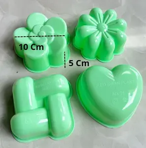 (1 set) Cetakan Nasi Bento MIX 4 Motif Lucu Cetakan Bekal Nasi Bento Sushi