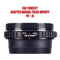 Gambar K&F Concept KNF Lens Adapter | PK - AI Infinity Glass | Lensa Pentax K Lenses Mount to Body Camera Nikon Nik F DSLR Mount Kamera | Manual Focus Optical | Compatible with Nikon AI AIS F AF Pre AI | SKU 1.027.0190 | KF06.121 dari H42ch Kota Administrasi Jakarta Barat 1 Tokopedia