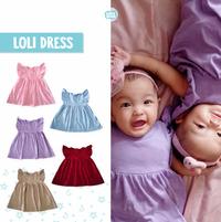 Gambar GUGUGAGA - Loli Dress Anak Bayi Perempuan - Baby Ruffle Dress - Rok Terusan - Pink, 0-6bln dari GUGUGAGA Kab. Tangerang 1 Tokopedia