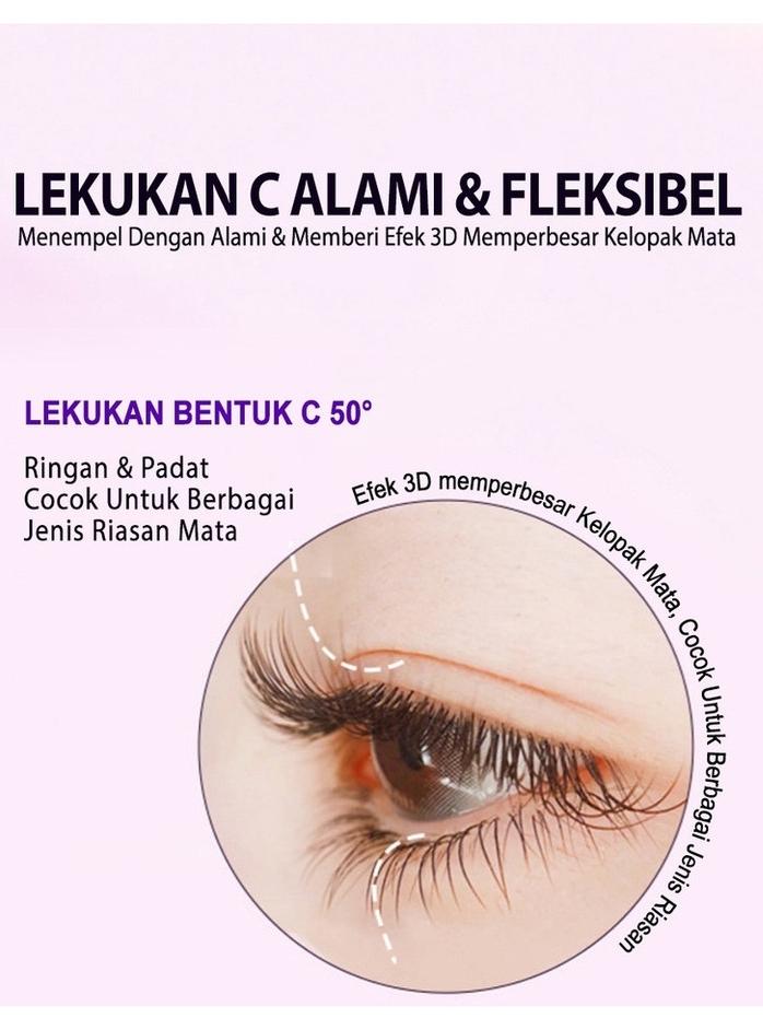 Product Introduction of Wotabo [ LIVE ]- Eyelash Magnetic Premium Natural Tanpa Lem Bulu Mata Palsu 1 Paket Mempercantik Bulumata 35
