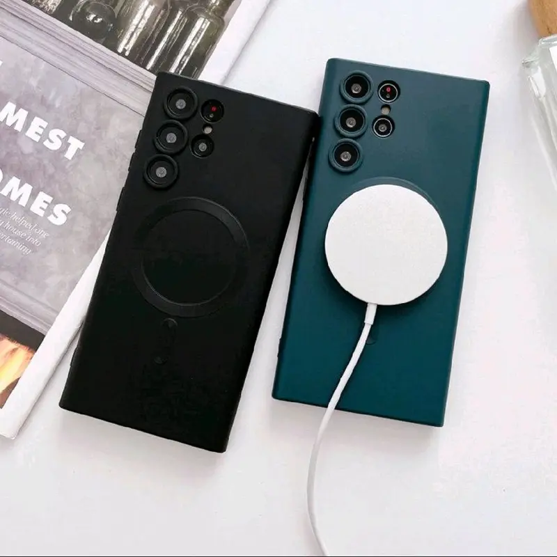 Casing Cover Magsafe Ultra Flex UV For Samsung Galaxy Note 10 Plus MagSafe Soft Case Silikon Wireless Charging Note 10+ 7