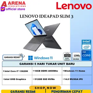 LENOVO IDEAPAD SLIM 3 14 I7 13620H 16GB 512GB W11+OHS+M365B 14.0WUXGA IPS
