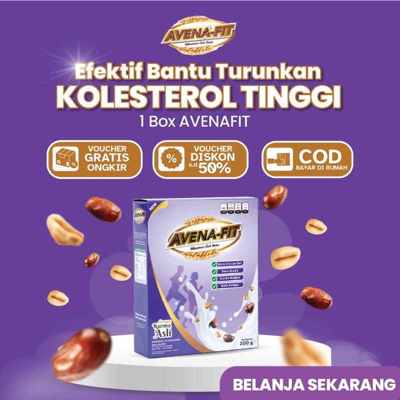 AVENAFIT Minuman Oat Susu Untuk Sarapan & Turunkan Kolesterol [1 Box] | Makanan Sarapan Sehat | Food Food Oatmeal Cereal Makanan Instan 0