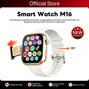 [Produk Asli Resmi]M16 Smart Watch: More Than a Watch – It’s Your Portable Android Phone!