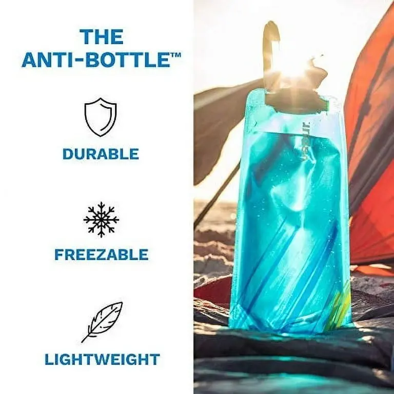 Botol Minum Lipat 700ml Traveling Camping Hiking Foldable Water Bottle 1
