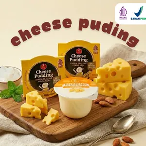 Sweco Cheese Pudding Cup 108g Dessert Lembut Lumer Creamy Halal Jajanan Anak Snack Manis