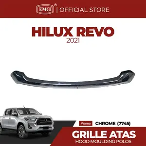 COD EMGI - GRILLE HOOD MOULDING HILUX REVO 2021 CHROME JF