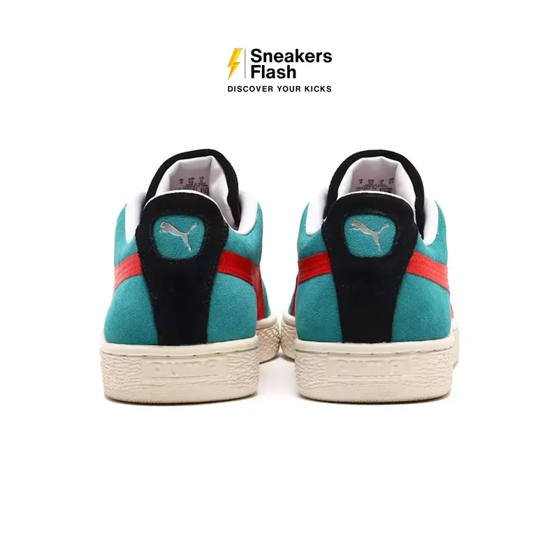 Sepatu Sneakers Pria PUMA SUEDE VTG KAMEN RIDER ATMOS GREEN LAGOON - 39496701 2