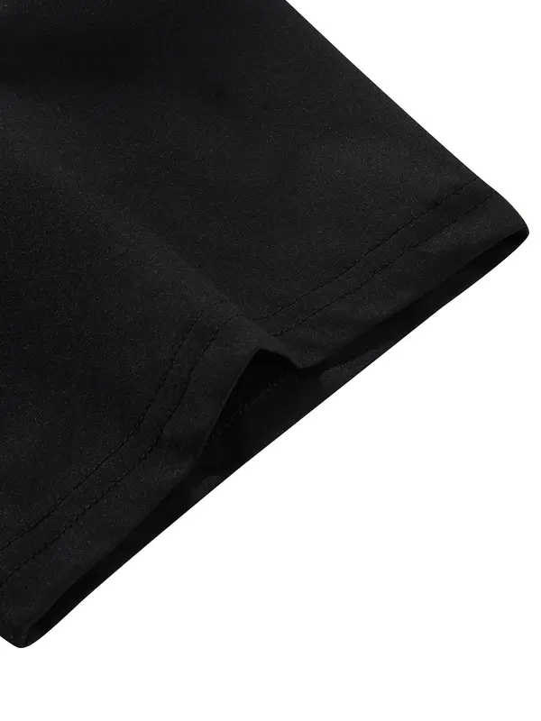 Men's Regular Fit Plain Round Neck Tee, Casual Short Sleeve Crew Neck T-Shirt for Summer, Fashion Men's Top for Daily Wear, Tropical 4