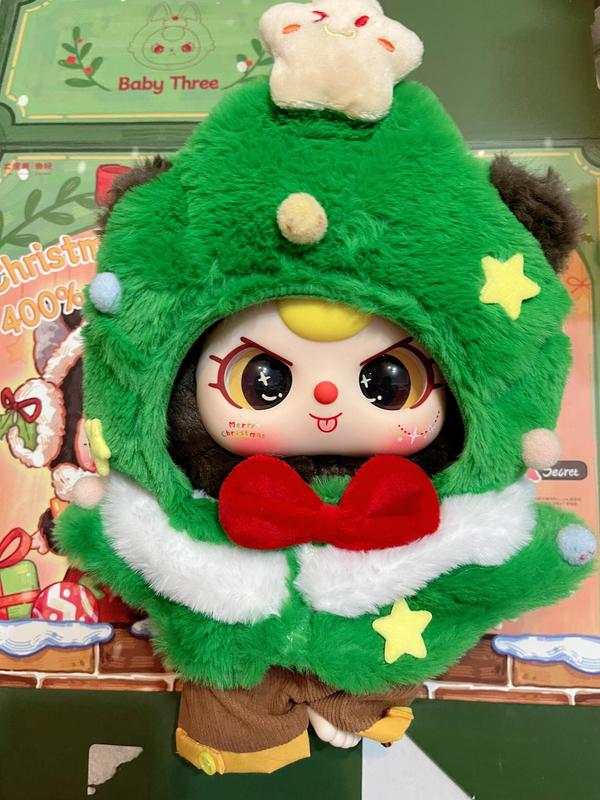 Baby three 400% v2 loạt giáng sinh hộp mù, quà giáng sinh, búp bê nhồi bông Đồ Chơi Toy babytree  tết 3