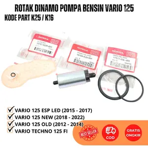 Rotak Fuel Pump Vario 125 Fi - Vario 125 Techno - Rotak Dinamo Pompa Bensin Vario 125 LED Esp New , Vario 125 LED OLD K25 Original Motorcycle