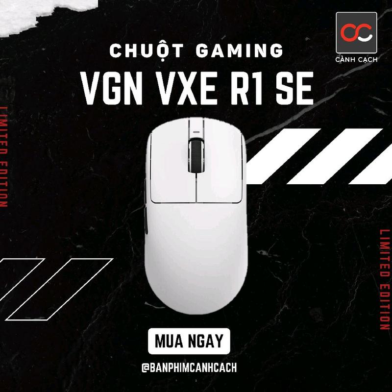 Chuột không dây VGN VXE R1 SE | PROMAX - Chuột không dây phù hợp cho PC, laptop