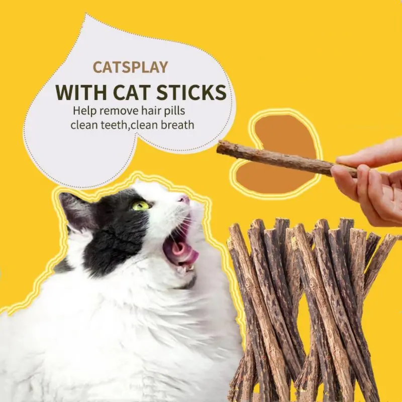 Stick Kucing Catnip Mainan Kucing Naturan - Anti Stress Kucing Catnip Snack Kucing Toys 0