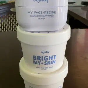 JEJUBY Body Bleaching Milk Mask | Gluta Rice Milk Mask | Sakura Milk Mask Scrub | Asisten Cantik