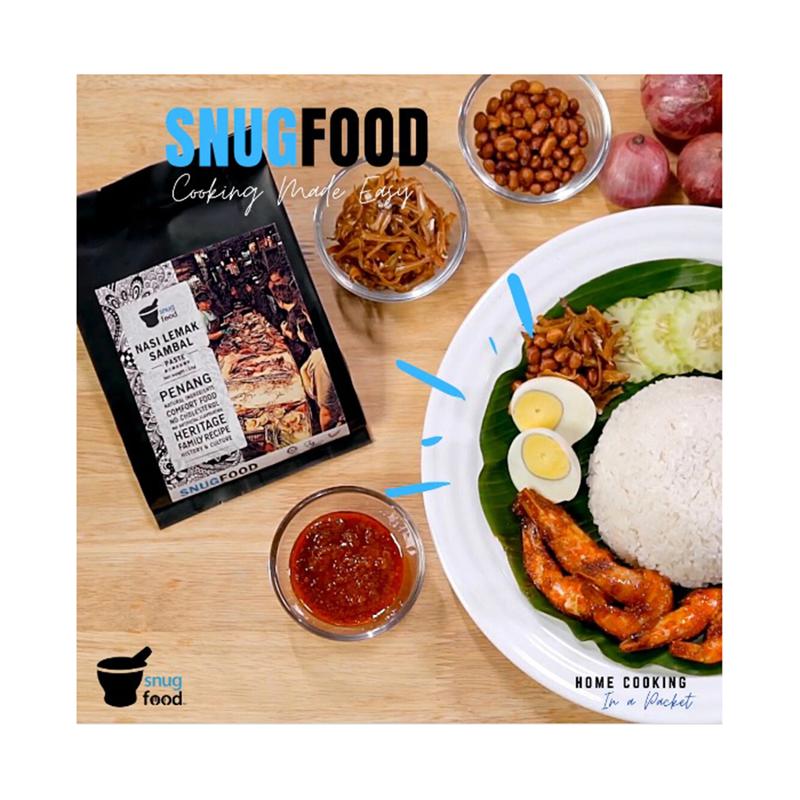 Product Introduction of Malaysia Penang Snugfood Nasi Lemak Sambal Satay Sauce Terasi Chilli Crispy Spicy Sauce Cooking Paste  Ready Stock 0