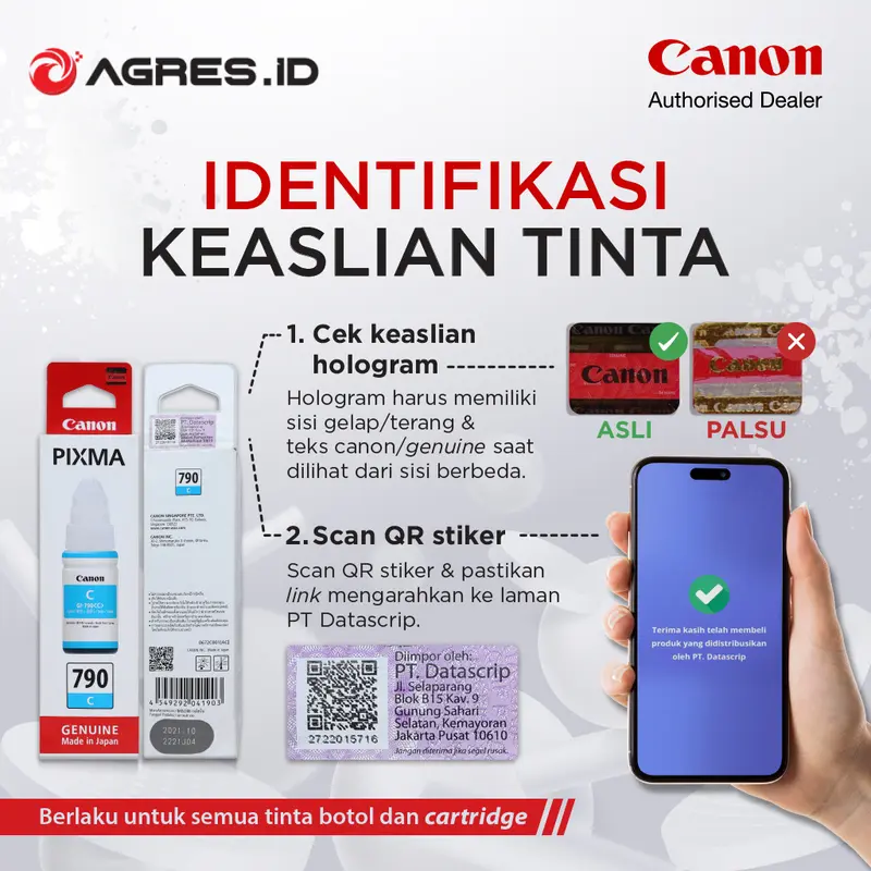 Tinta Original Canon 810 Black PG810 - Tinta Canon iP2770 MP258 MP287 MP496 MP497 MX366 - Tinta Cartridge Katrid 4
