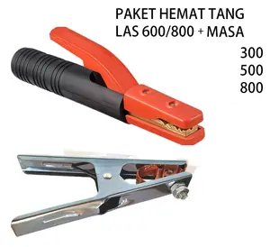 Paket Stang Las Tang Jepit Masa Massa Las 300A/500A/800A + Stang Las Tang Mesin Las Listrik Electrode