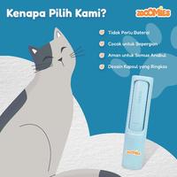 Gambar Zooomies Portable Pet Hair Remover – Alat Pembersih Bulu Hewan Portabel - Putih dari Zooomies Kota Administrasi Jakarta Timur 5 Tokopedia