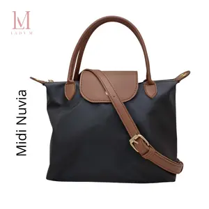 Midi Nuvia Lady M Sling Bag dan Hand Bag  - Tas Wanita Ukuran Medium Elegan, Muat Banyak, Selempang Premium,Handbag Modis dan Kekinian Kulit