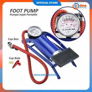 Pompa Injak Ban Motor Pompa Sepeda Pompa Angin Pompa Sepeda Portable Pompa Motor Pompa Ban Portable