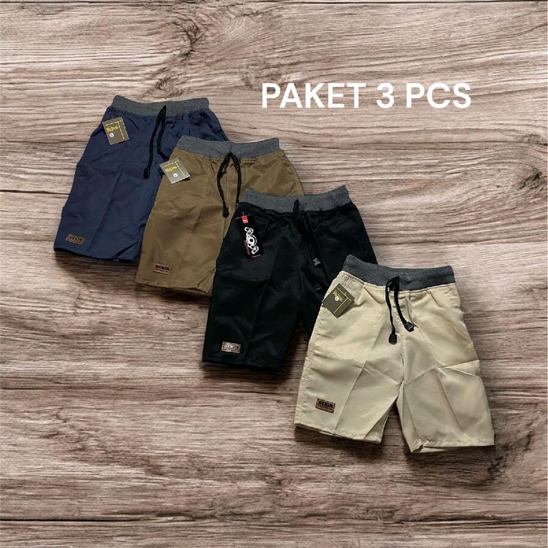 Paket 4 Pikcis Celan Chinos Pendek Anak 1-13 Tahun, Fahsion Anak - Fashion, Celana celana chinos anak laki laki Cowok Katun 0