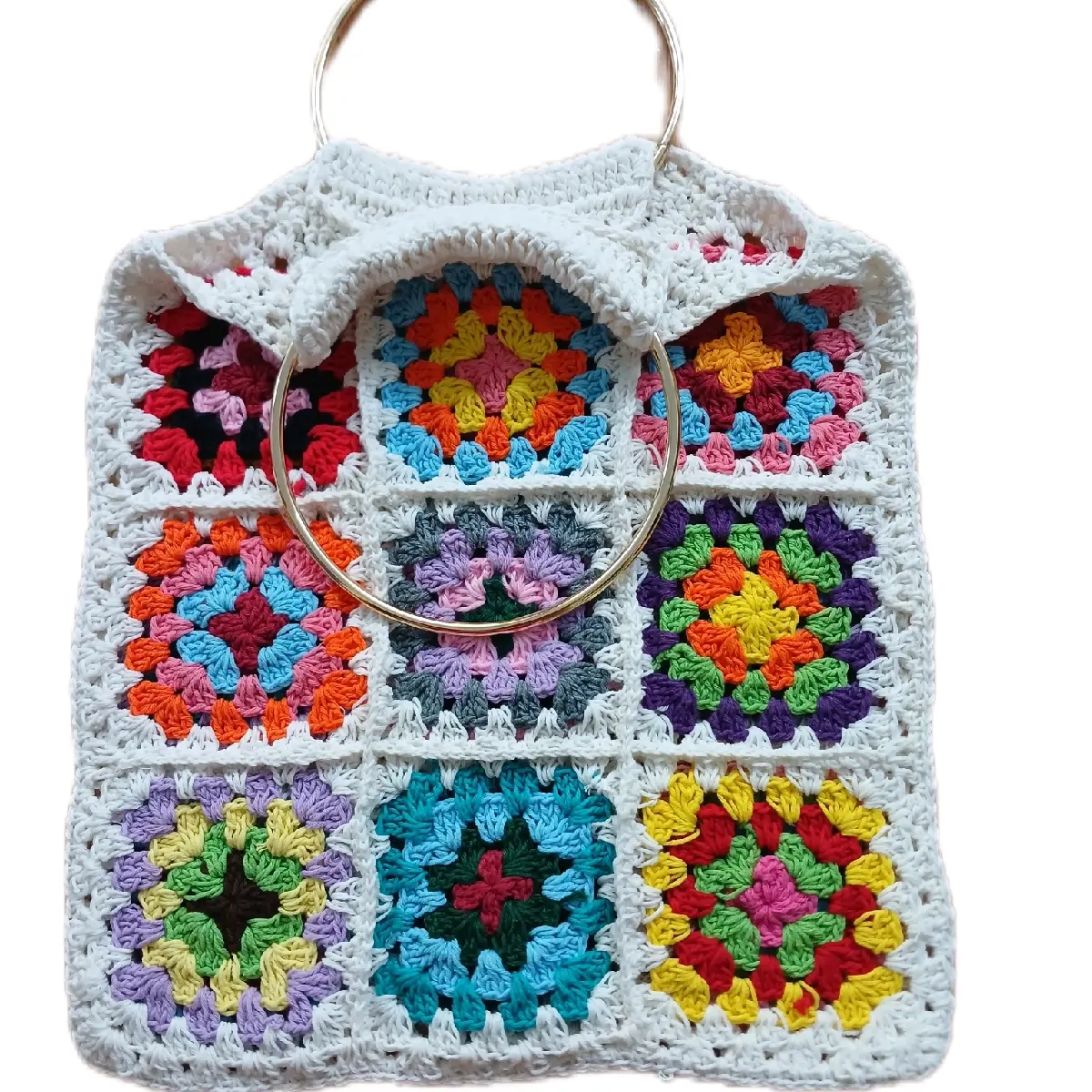 tas tangan grani rajut crochet