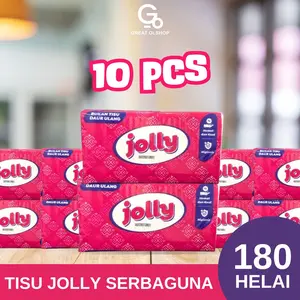 (10 pcs) Jolly Facial Tissue Tisue Tisu Wajah Muka 180 sheets 2 Ply