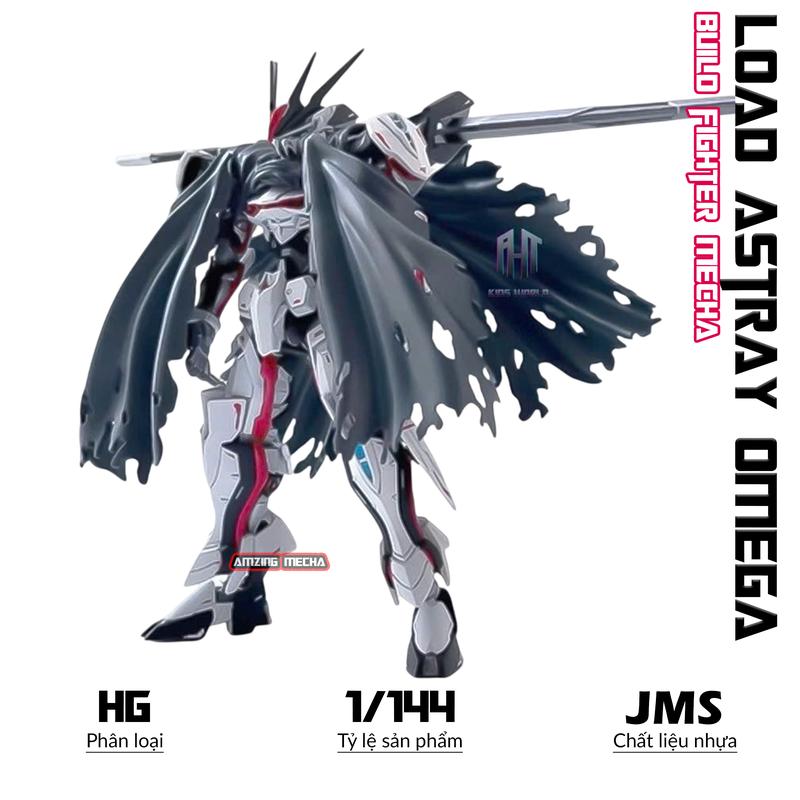 Mô Hình Lắp Ráp HG MHF-01Ω Load Astray Omega Gundam, 1/144 Gunpla, Mô hình nhựa, Đồ chơi sưu tầm