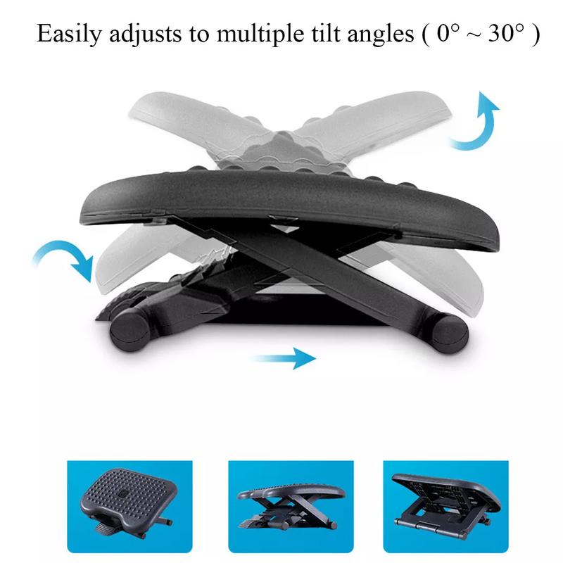 Product Introduction of Adjustable Ergonomic Footrest Support with Massage Bead 15