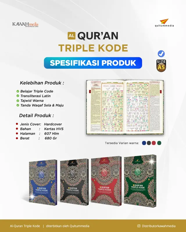 Al-Qur'an Triple Code HC & Al-Qur'an Triple Code SC New Cover - Qultummedia 4