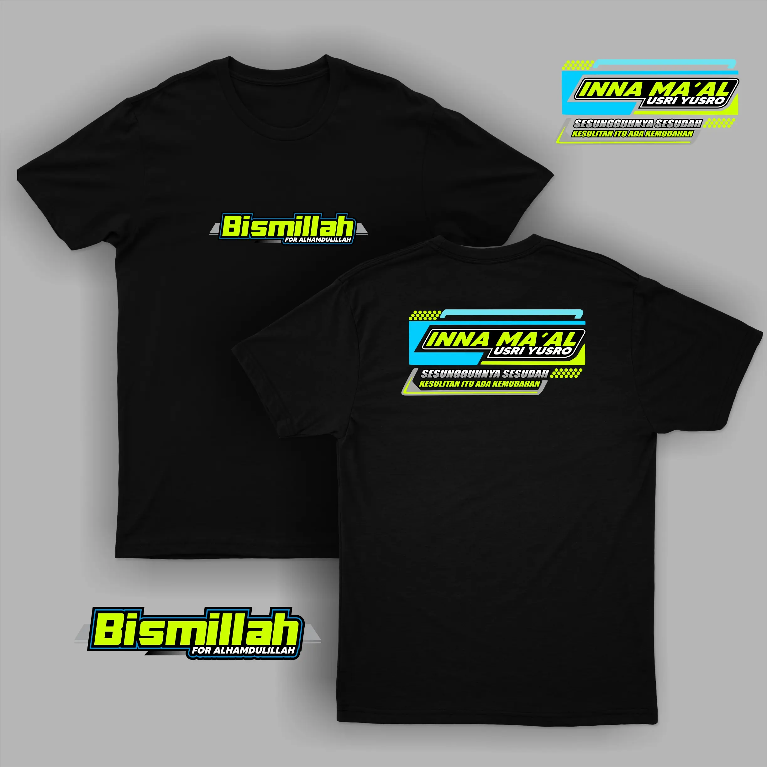 KAOS DISTRO KATA-KATA INNA MA'AL USRI YUSRO