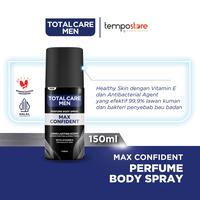 Gambar Total Care Men Perfume Body Spray Max Confident 150ml [1pcs] - Wangi Tahan Lebih Lama dari TempoStore Kota Administrasi Jakarta Timur 1 Tokopedia