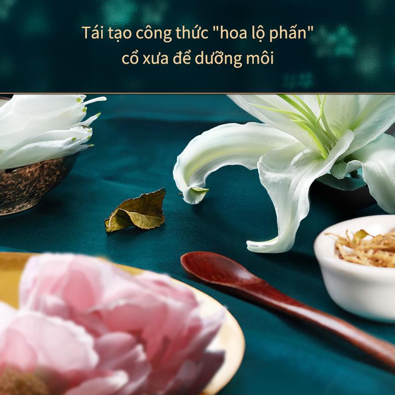 Hoa Tây Tử Son môi Blooming Rouge Khóa Đồng Tâm Florasis 3