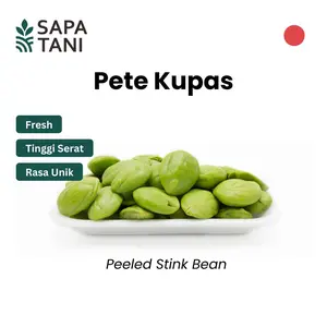 Pete Kupas 250 gr Sapatani Pete Siap Masak untuk Sambal dan Tumisan Pedas