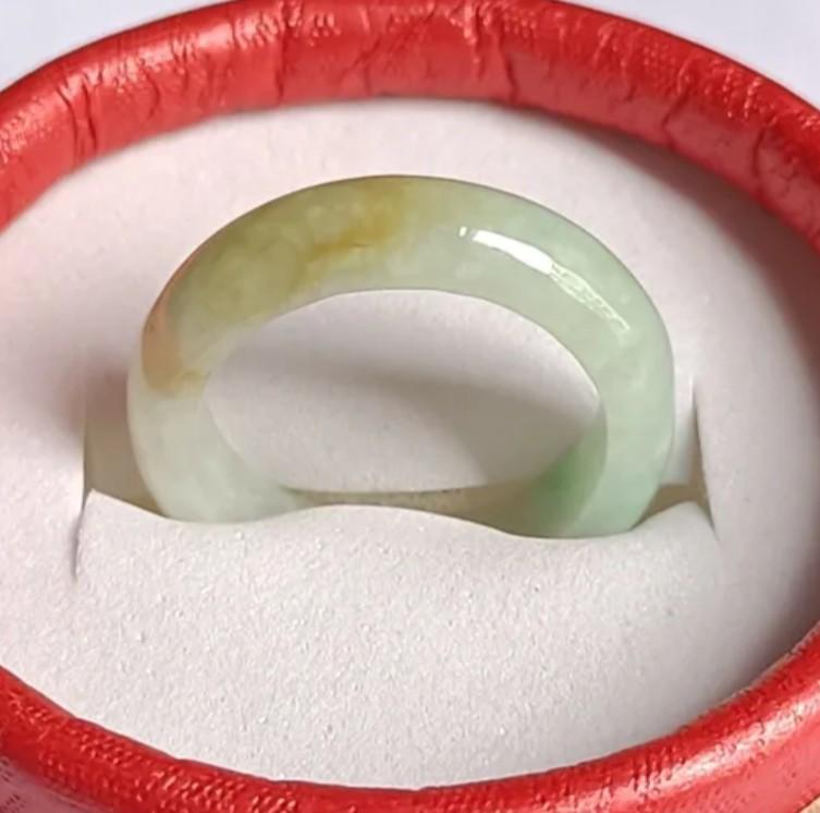 Product Introduction of RivieraGems #2 Certified Type A Myanmar Jade Unisex Ring - Fixed Size 18 1