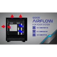 Gambar CASING CUBE GAMING TUNE - Mid Tower mATX Case Tempered Glass (Free 2x RGB Fan) dari Techno Computer Bali Kota Denpasar 4 Tokopedia