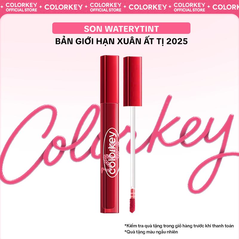 [Exclusive Livestream] Son môi Xuân Ất Tỵ COLORKEY bền màu lâu trôi không dính cốc 1.8g - KLL2L7