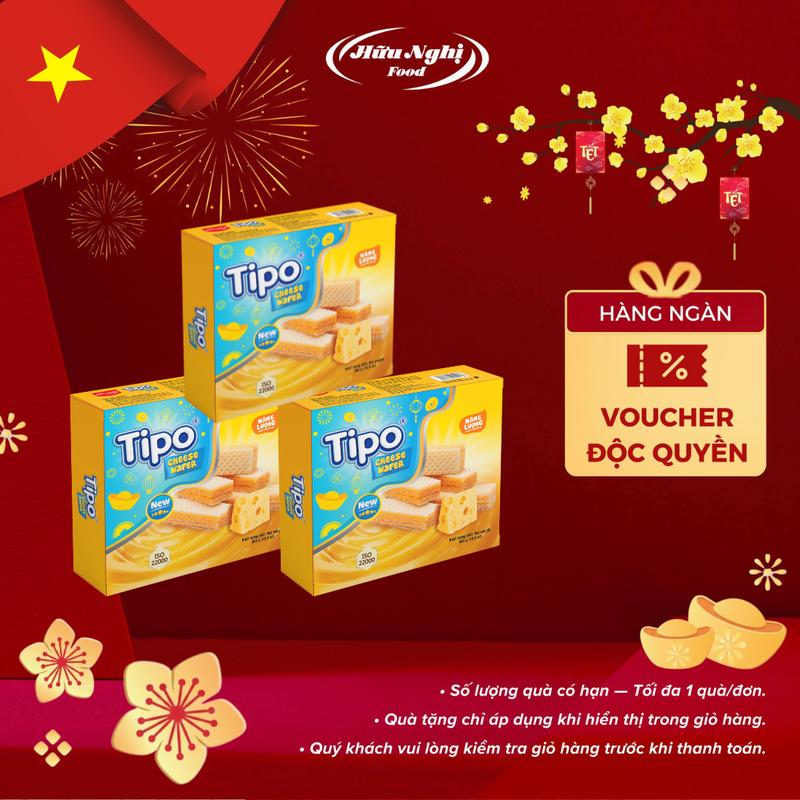 Tipo Bánh Kem Xốp Phô Mai 300g Thơm Ngon Giòn Rụm