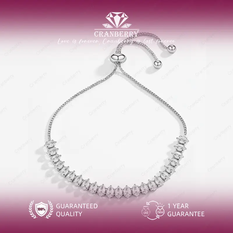 OS1-B16-S Gelang Bracelet Perhiasan Wanita Fashion Tangan Bangle Couple Pasangan Wanita High Quality Grade VVS1 5A Store Anti Karat Luntur Berubah Garansi 1 Tahun B16-S 0