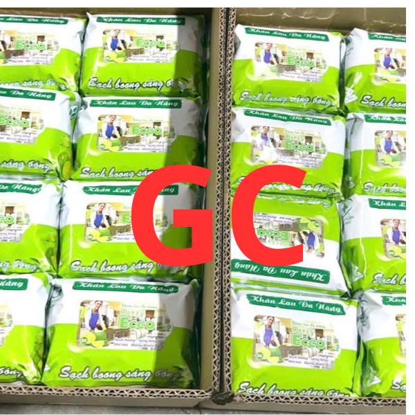 Thùng 10 Gói Khăn Ướt Lau Bếp Đa Năng Ecco Gói 800Gr Dùng 1 Lần tẩy sạch mọi vết bẩn