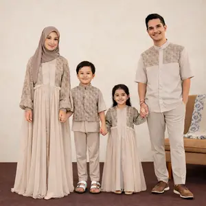 [HELLOMINI] 2-12T Azka 3 in 1 Set Katun Koko Anak Laki Eid Lebaran 2026 Terbaru HMN50
