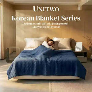 Series Bed Cover ONLY Selimut Tidur Lembut Motif Polos Soft Washable BEST SELLER - ZHB