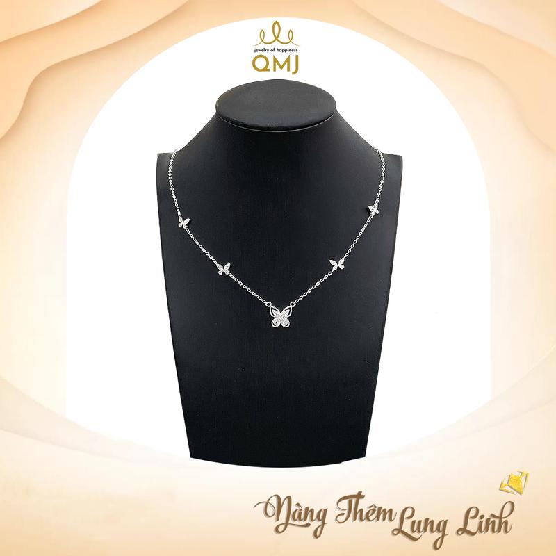  QMJ STORE - Q403 Dây chuyền MỘNG ĐIỆP thời trang phụ kiện trang sức bạc 925 cao cấP HỒ ĐIỆP 
