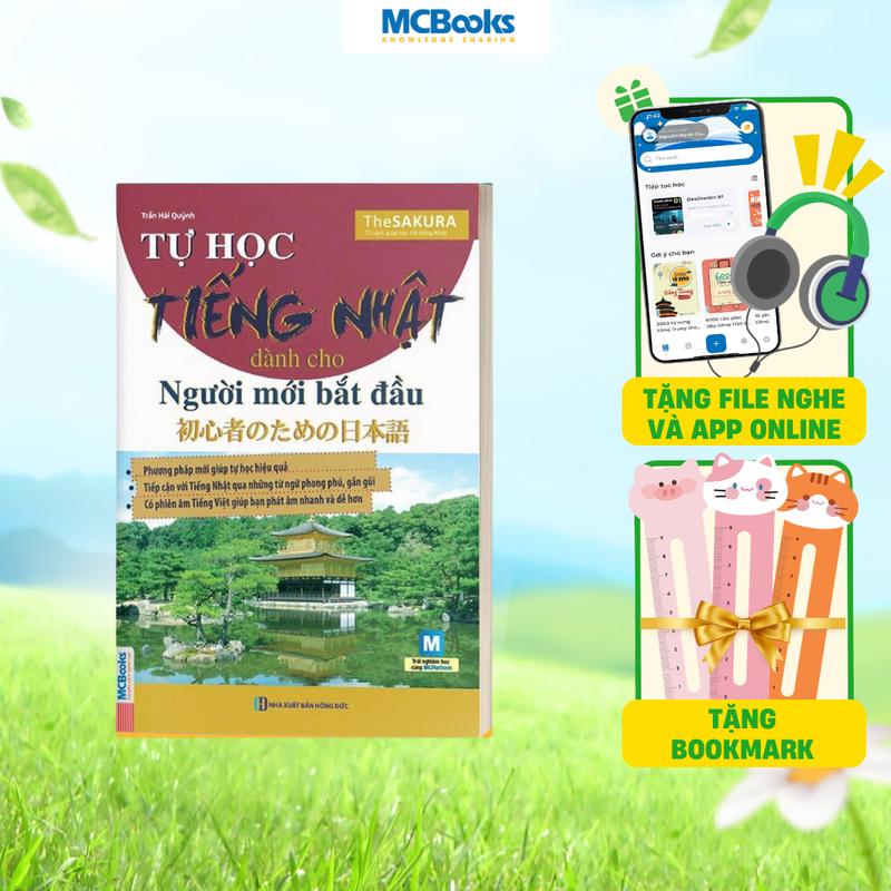 Sách Tự Học Tiếng Nhật Dành Cho Người Mới Bắt Đầu MCBooks - Tặng Bookmark
